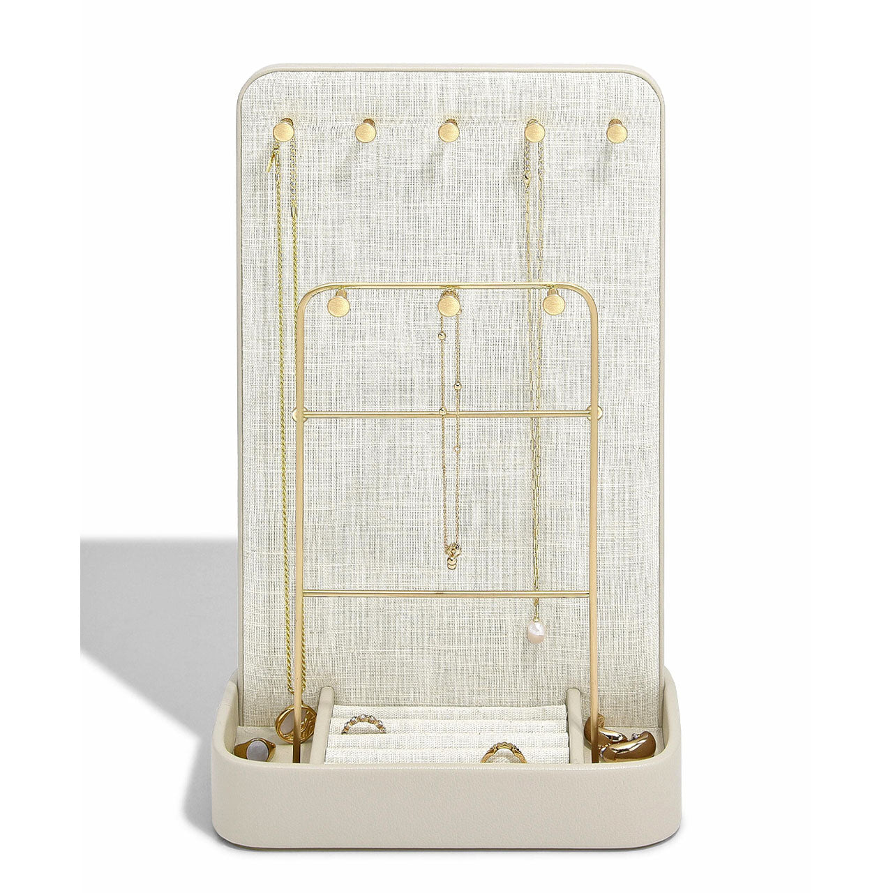 Oatmeal & Linen All-In-One Jewellery Stand