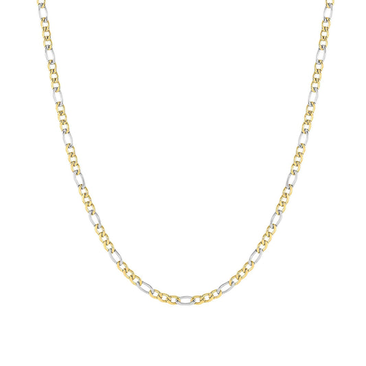 B-Yond Necklace 028939/031 Gold, S/Steel Small Curb Chain