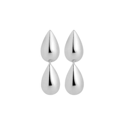 Liora Double Drop Stud Earring