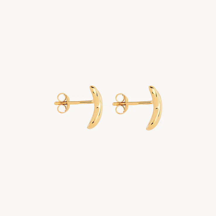 Bisous Stud Earrings - Gold Plated