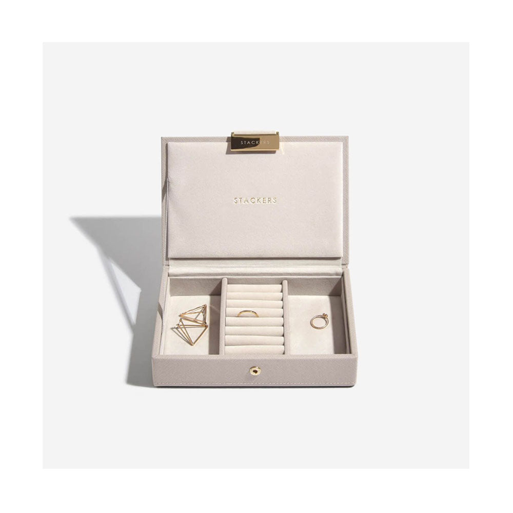 Taupe Mini Jewellery Box Lid