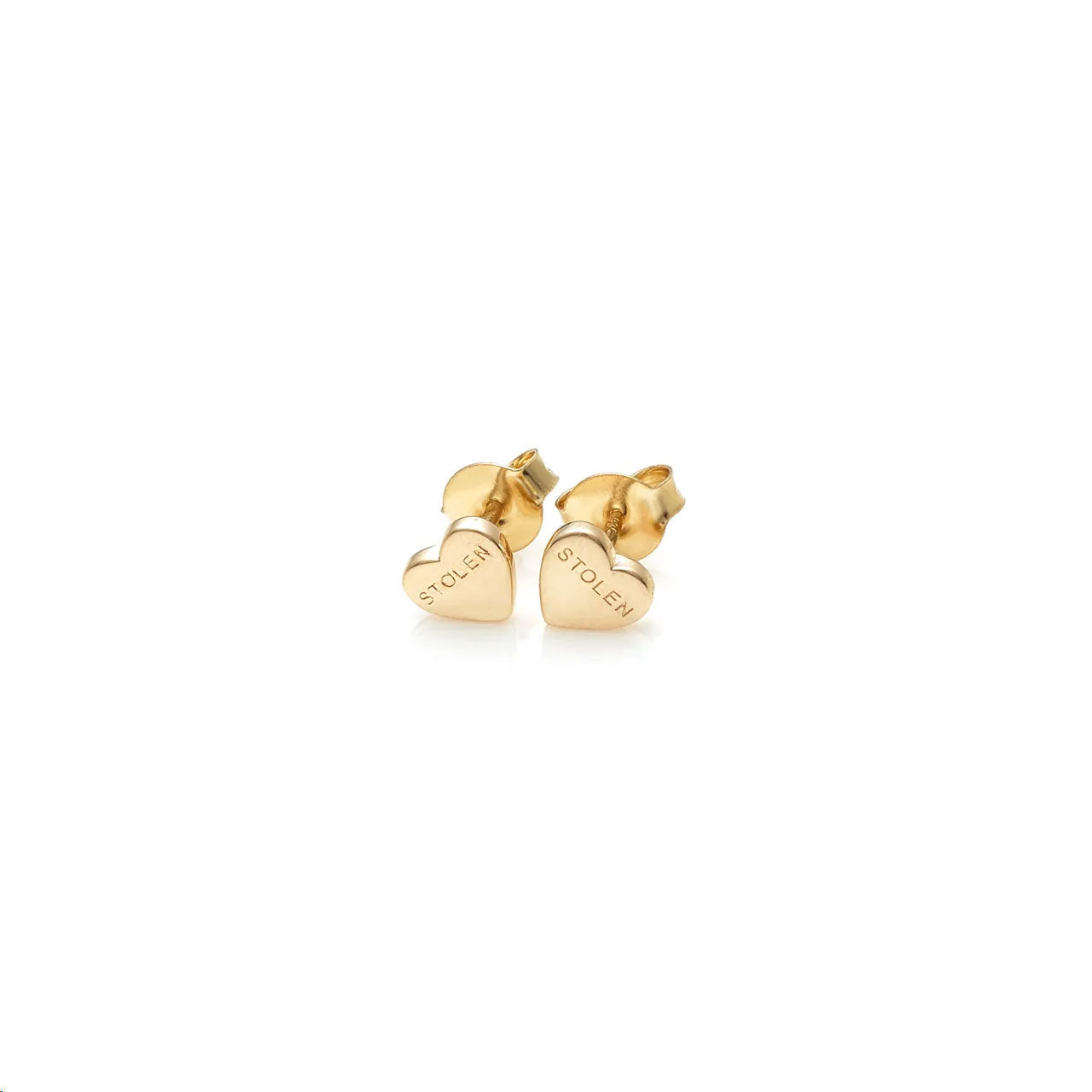 Stolen Heart Earrings - Gold Plated