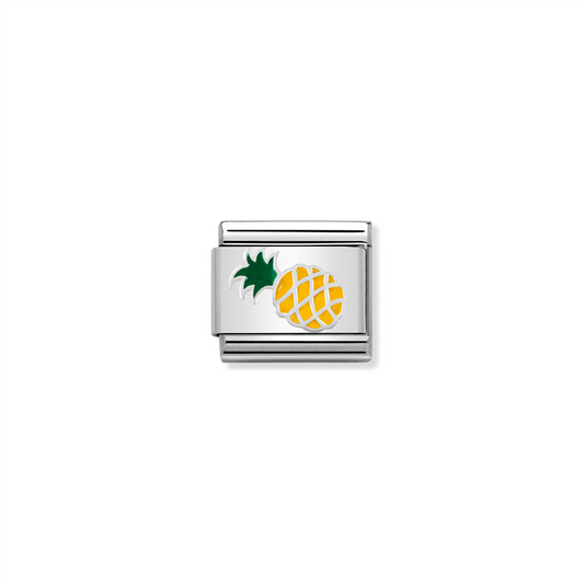 Composable Classic Link 330202/45 Pineapple in Silver & Enamel