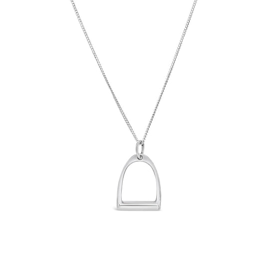 Sterling Silver Small Stirrup Pendant