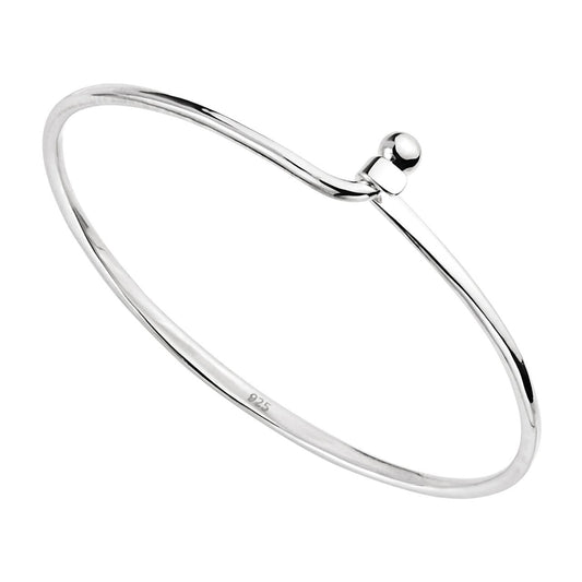 Unify Silver Bangle