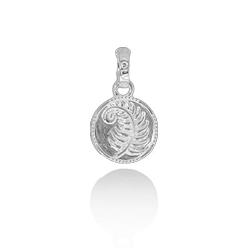Fern Coin Pendant Charm (Strength)