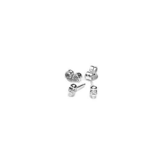 Tiny Stolen Skull Earrings