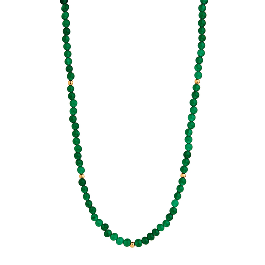 Botanist Green Onyx Necklace