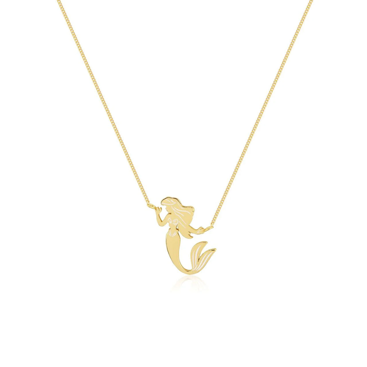 Disney - The Little Mermaid Necklace - Gold Plated