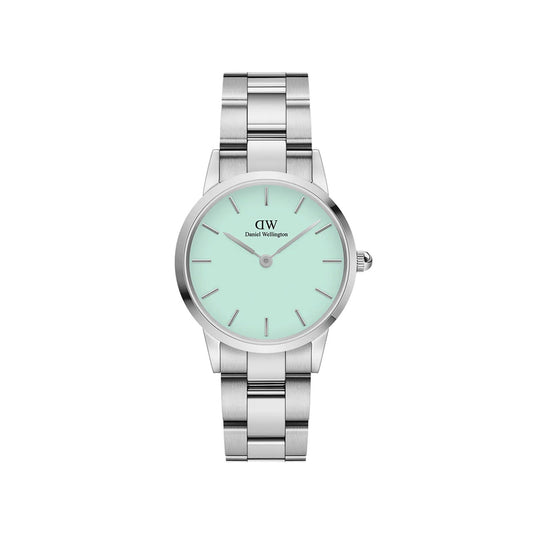Iconic Link Mint 28mm - Silver & Pastel Green Watch