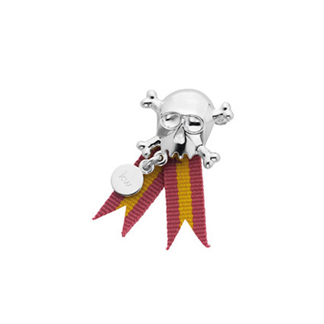 Sterling Silver Skull Brooch