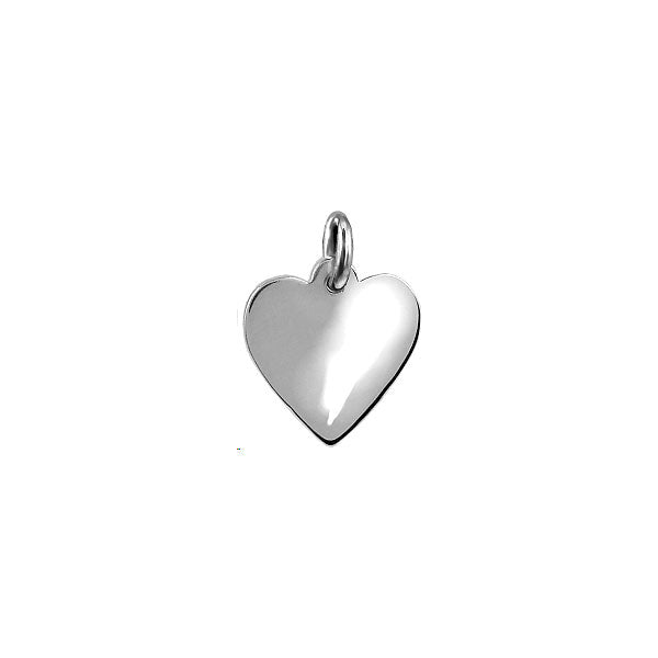 12mm Heart Disc Charm