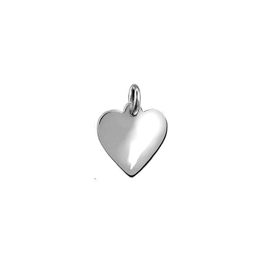 12mm Heart Disc Charm