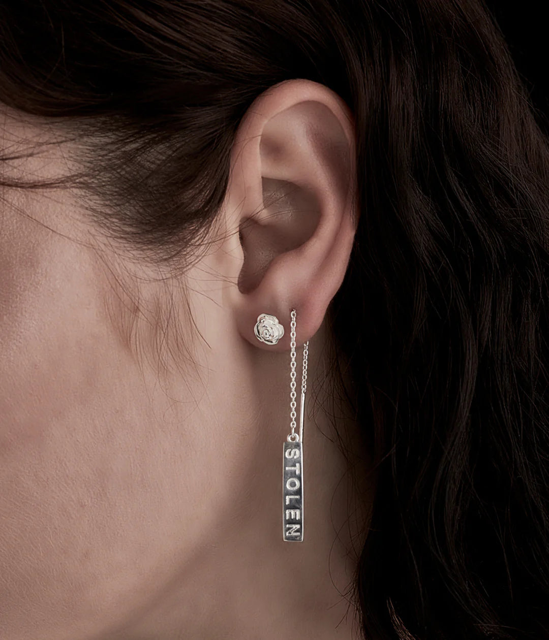 Rose Bud Earrings