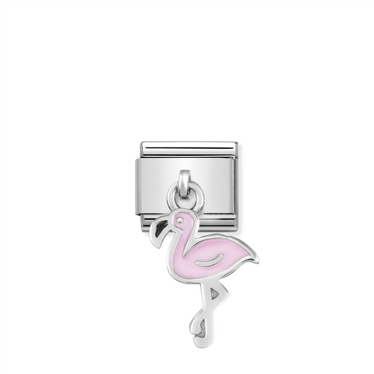 Composable Classic Link 331805/12 Pink Flamingo Pendant