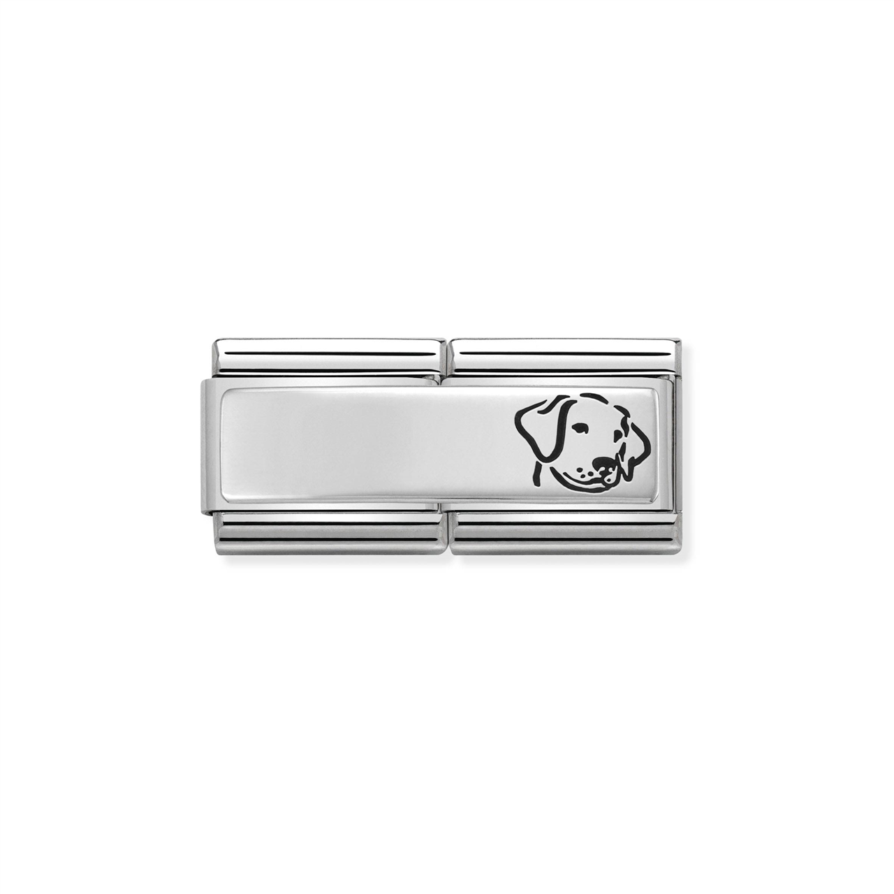 Classic Composable Double 330710/16 Link Dog in Silver