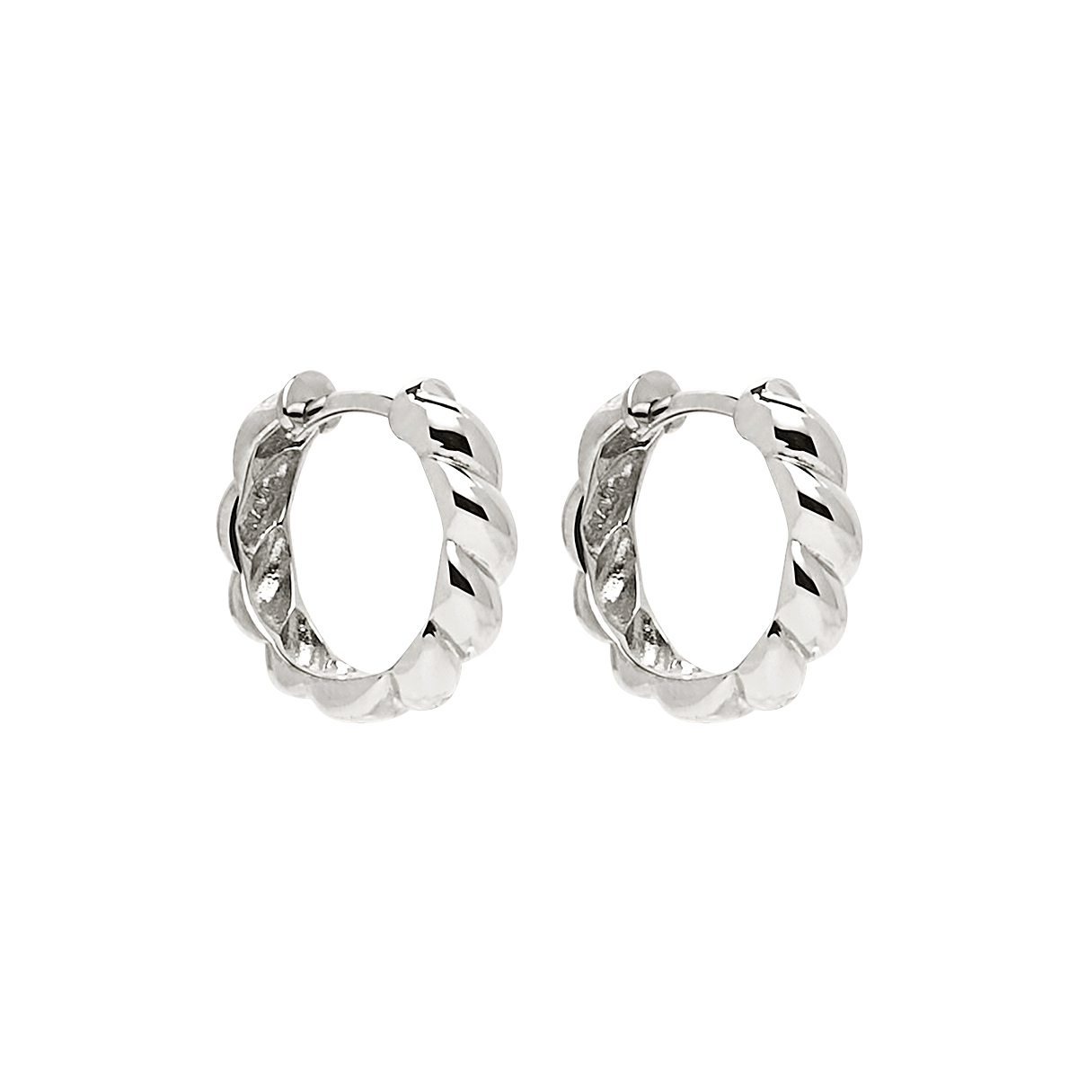 Zippy Twist Huggie Earrings