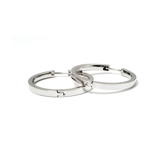 Titanium 24mm Hoop Earrings