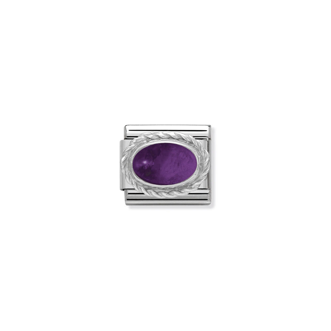 Composable Classic Link 330504/02 Amethyst Stone In 925 Silver