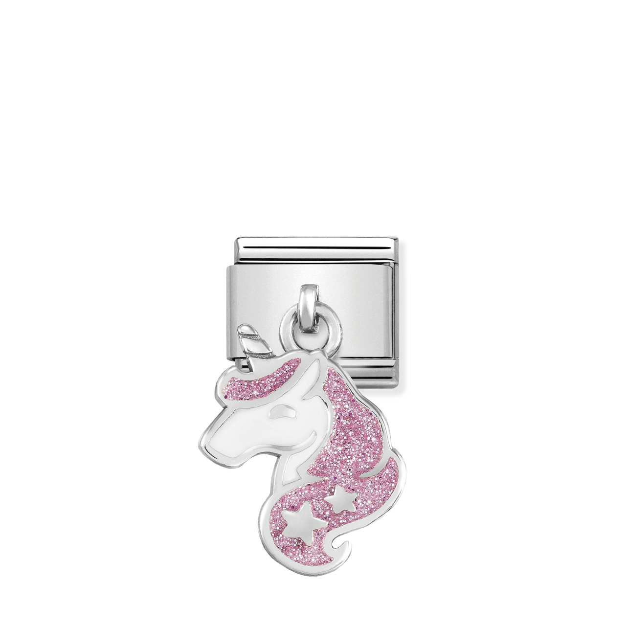 Composable Classic Link 331805/13 Glitter Unicorn Pendant