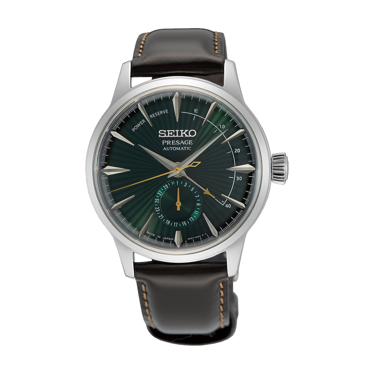 Seiko - SSA459J ‘Midnight Mockingbird’ Presage Cocktail Time Power Indicator Automatic Watch