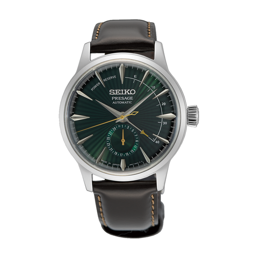 Seiko - SSA459J ‘Midnight Mockingbird’ Presage Cocktail Time Power Indicator Automatic Watch