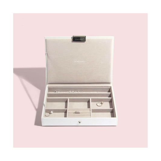 White Classic Jewellery Box Lid