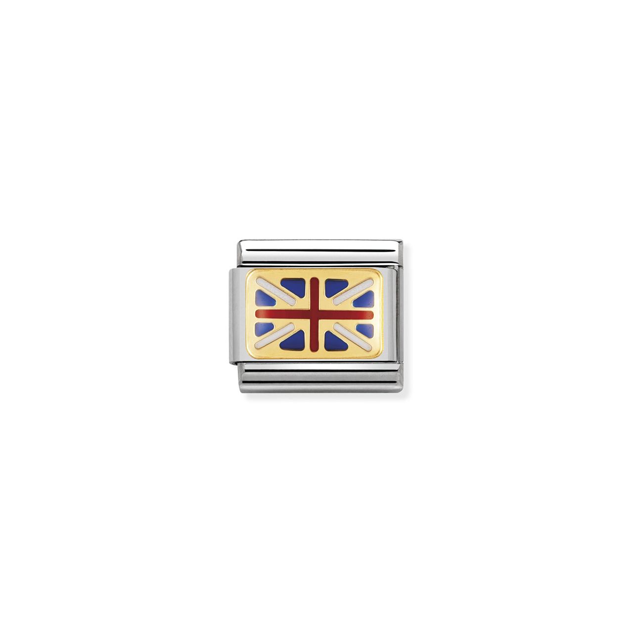 Composable Classic Link 030234/06 Great Britain Flag in 18k Gold