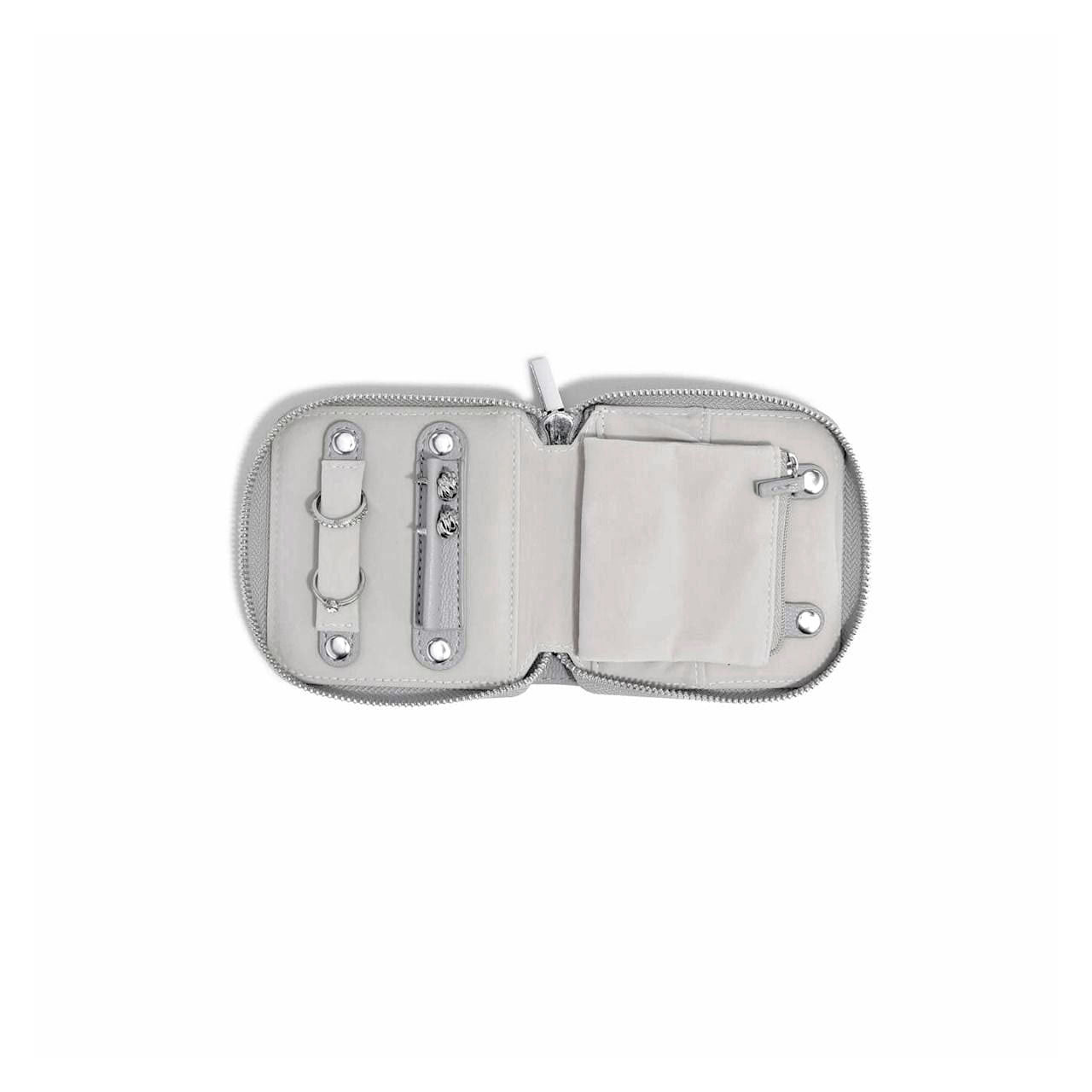 Pebble Grey Compact Jewellery Roll
