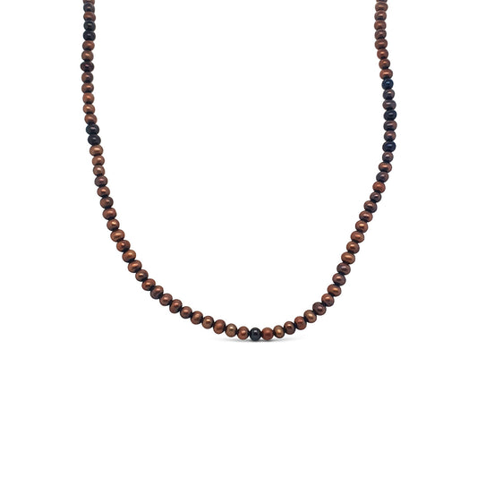 Fresh Water Pearl 3-3.5mm Dyed Black Necklace