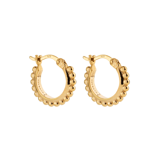 Chia Hoop Earrings - Gold Plated