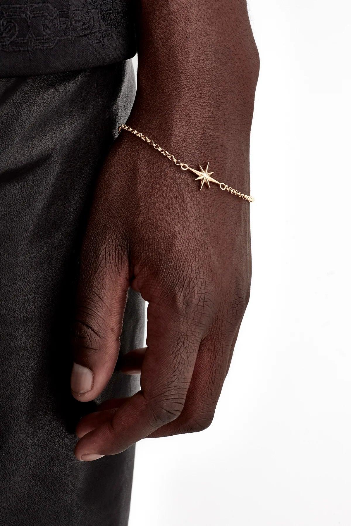 North Star Bracelet - Gold Plated - Jamies Jewellers