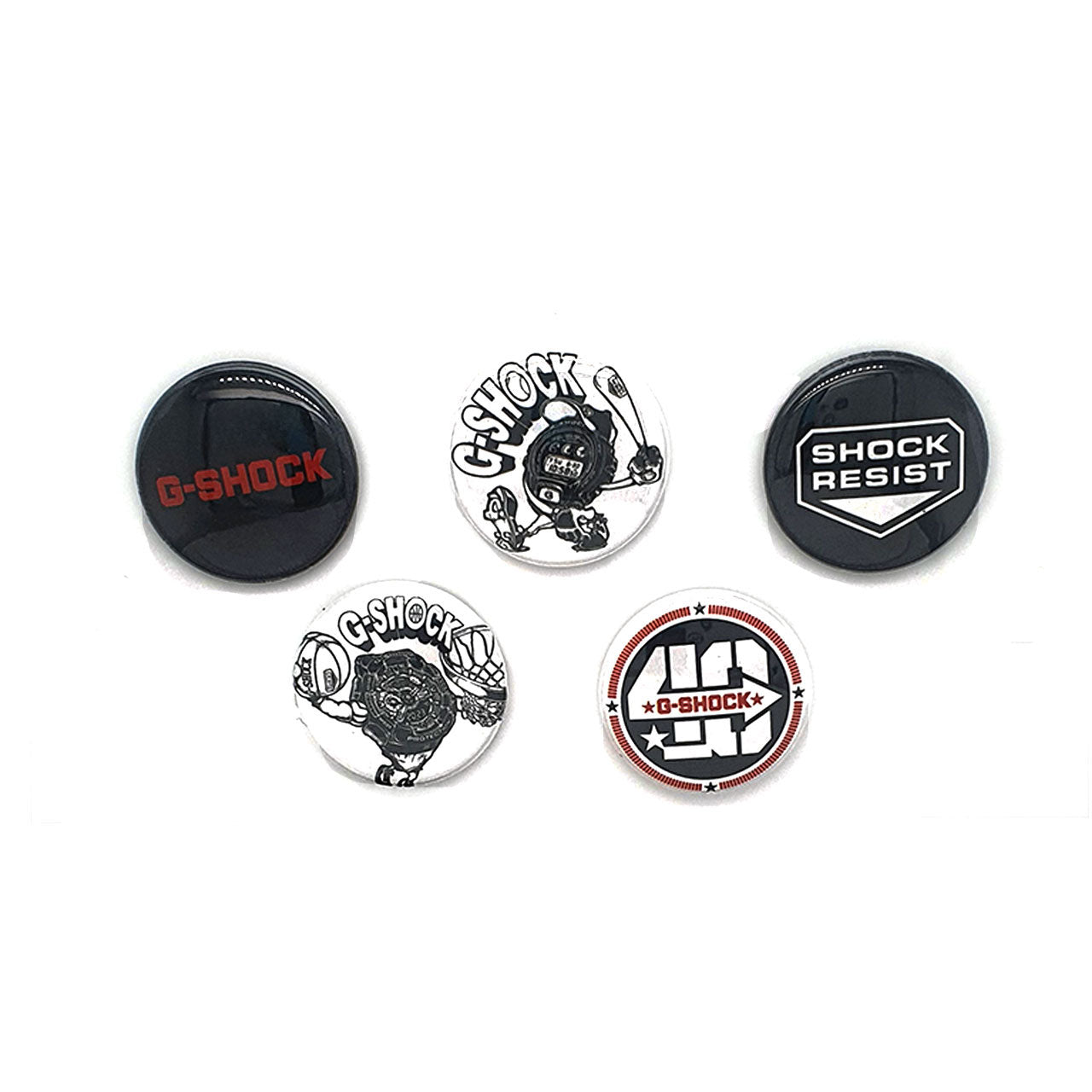 G-Shock - 40th Anniversary Limited Edition Set of 5 Badges