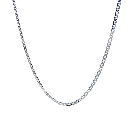 50cm Sterling Silver AND100 Diamond Cut Anchor Chain