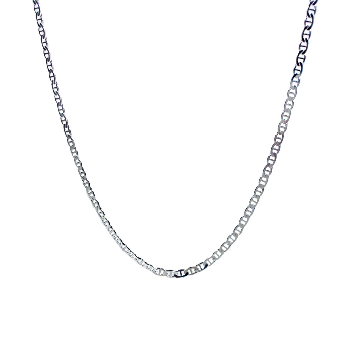 50cm Sterling Silver AND100 Diamond Cut Anchor Chain