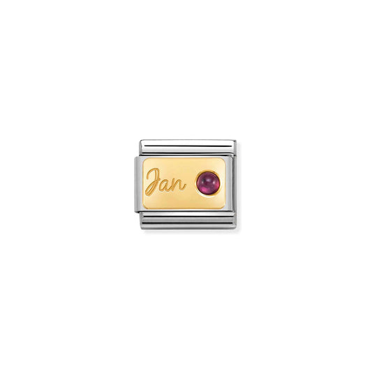 Composable Classic Link 030519/01 January Garnet In 18k Gold