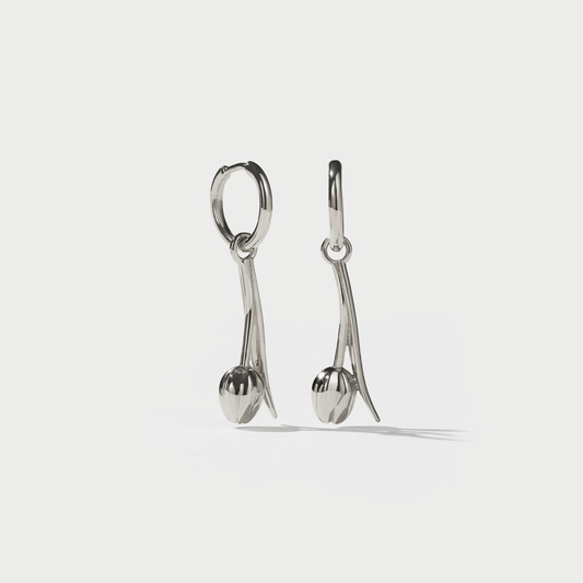 Sterling Silver Tulip Earrings
