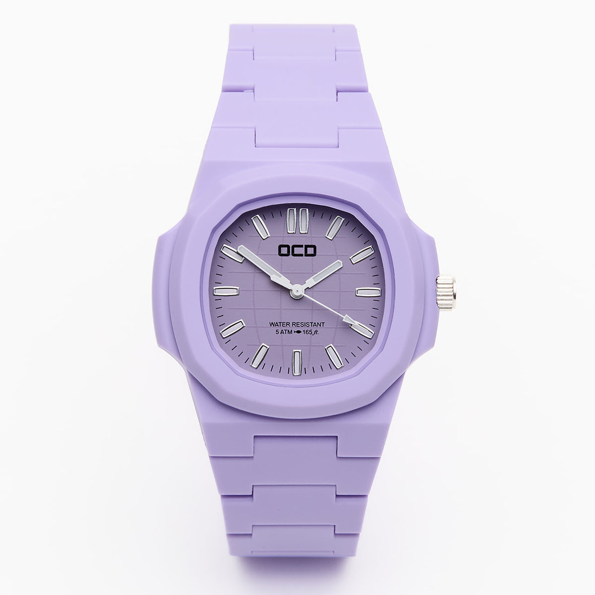 Purple Unisex Fashion Bright Colour Pop Watch