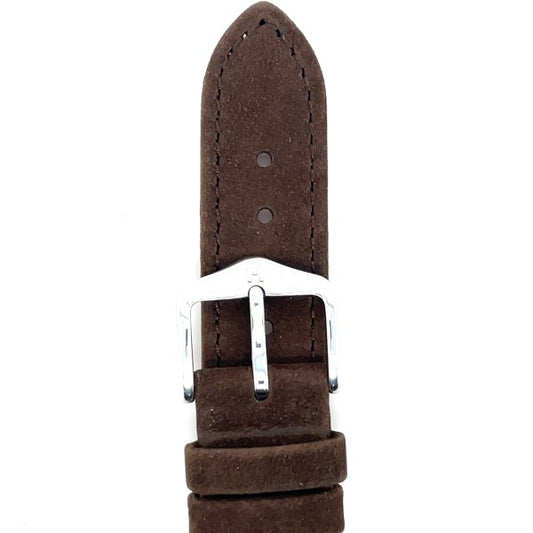 Osiris - 18mm Brown Long Leather Watch Strap