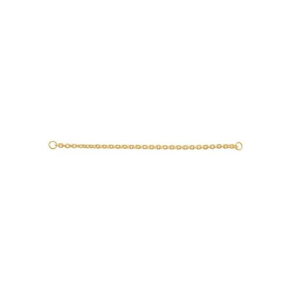 9k Yellow Gold RCA50 Safety Chain 6.5cm