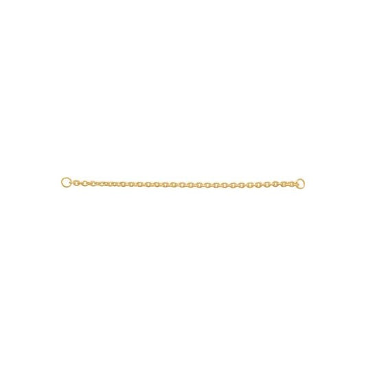 9k Yellow Gold RCA50 Safety Chain 6.5cm