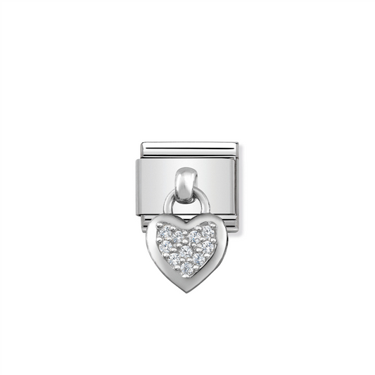 Composable Classic Link 331800/01 Silver Pendant Heart