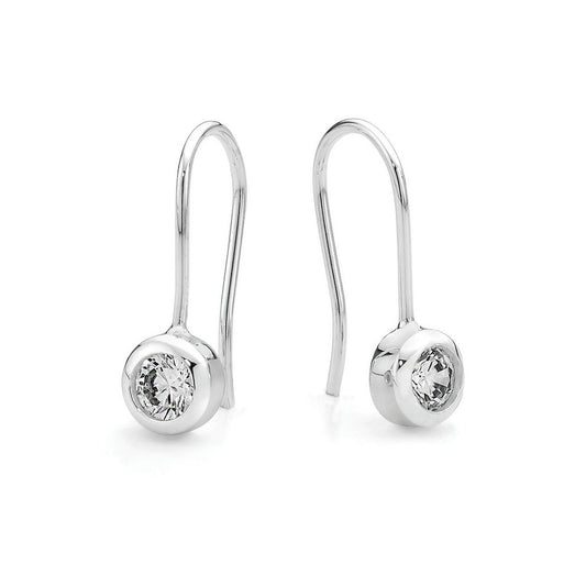 CZ Hook Earrings