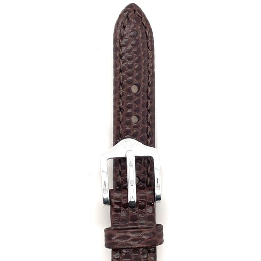 Rainbow - 12mm Brown Leather Long Watch Strap