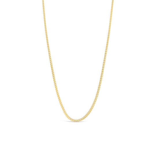 9k Yellow Gold 1.5mm Franco Chain