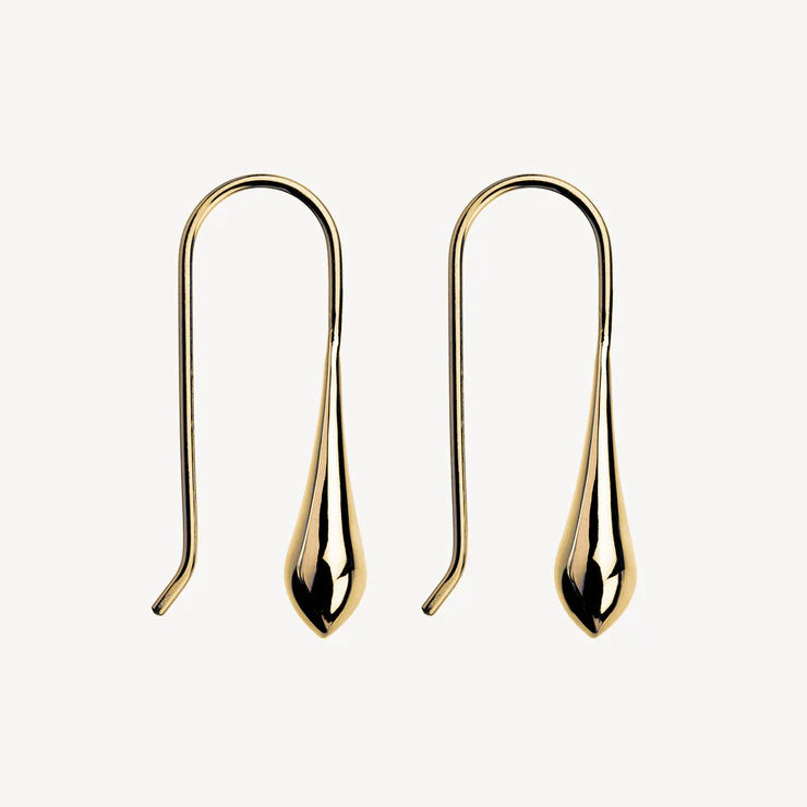 My Silent Tears Drop Earrings - Gold Plated