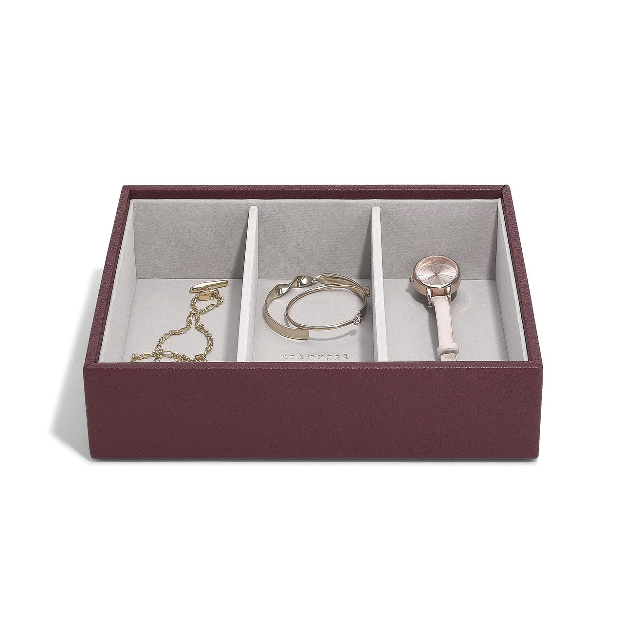 Burgundy Classic Watch Accessory Layer