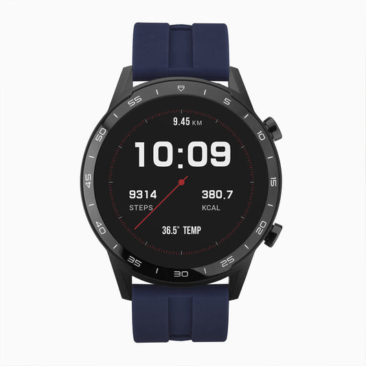 Sekonda Active Smartwatch | Black Case & Blue Silicone Strap | 1912