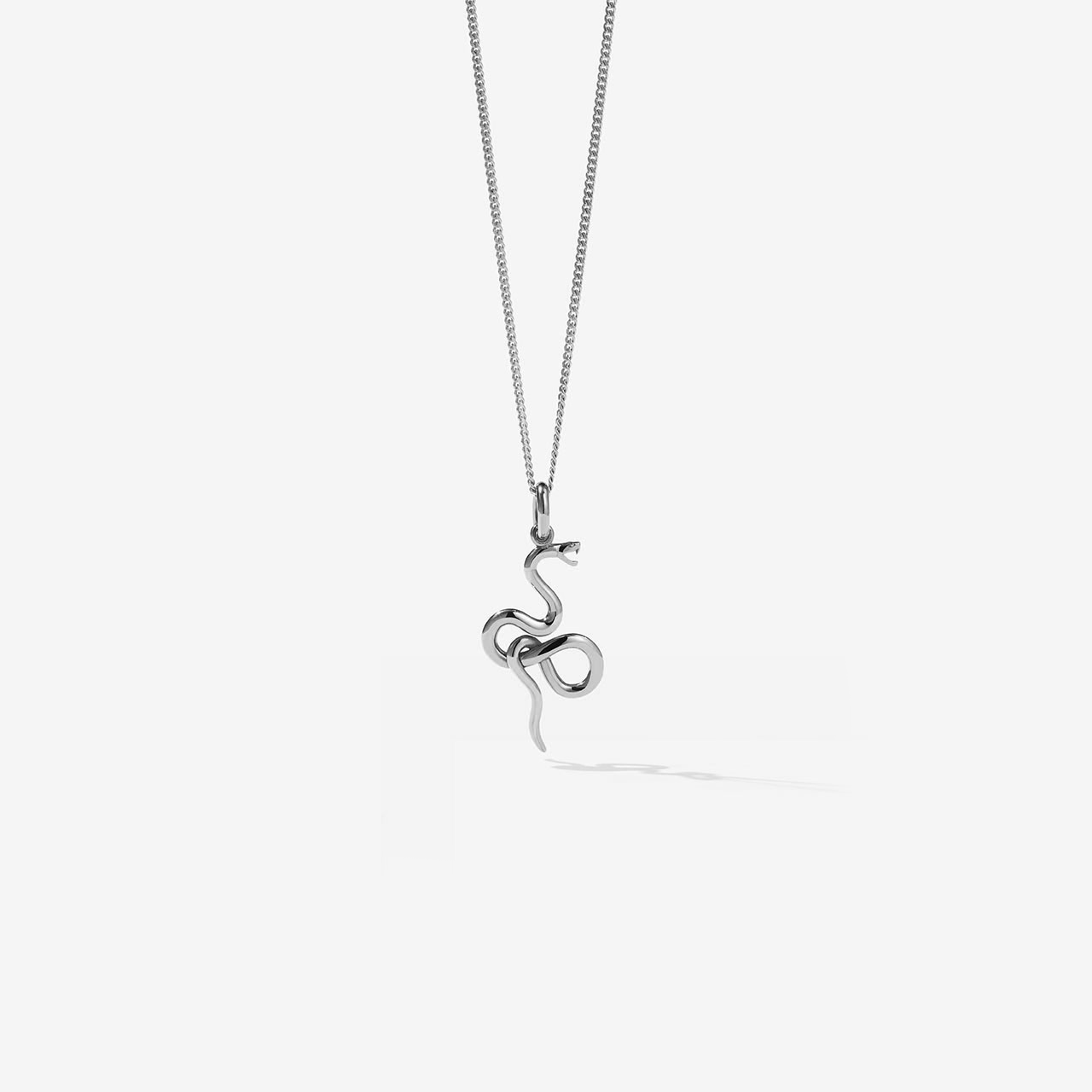 Sterling Silver Medusa Necklace - 50cm