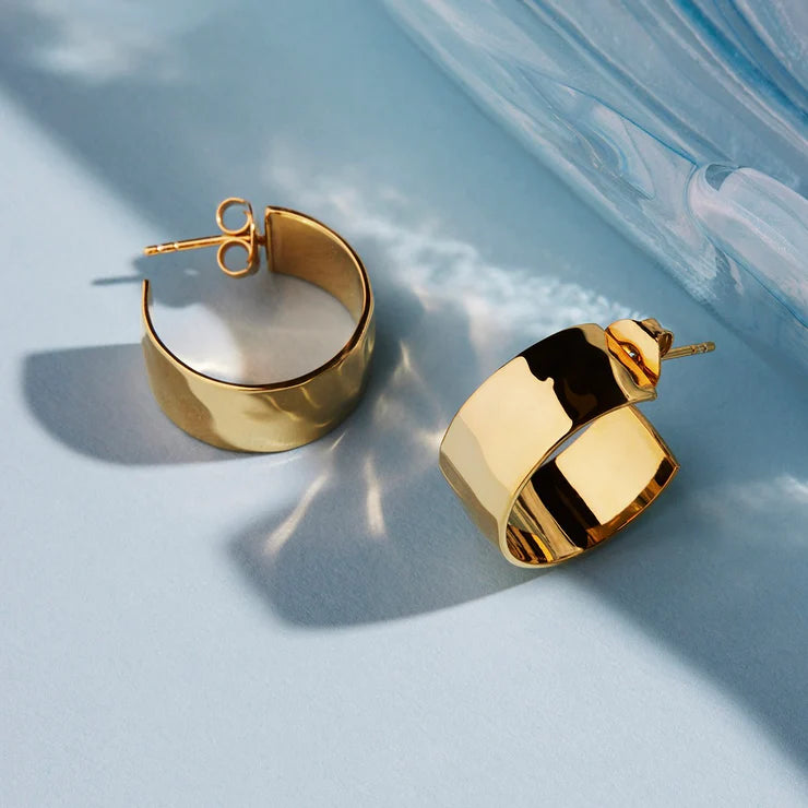 La Dolce Vita Hoop Earrings - Gold Plated